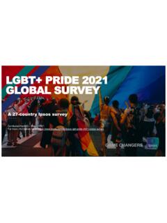 LGBT+ PRIDE 2021 GLOBAL SURVEY - Ipsos