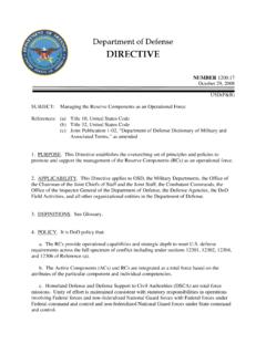 DoD Directive 1200.17, October 29, 2008