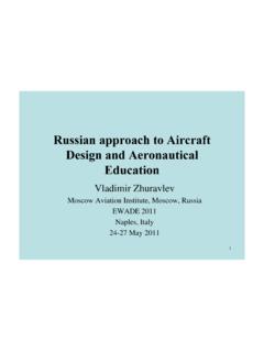 Russian approach to Aircraft Design and …