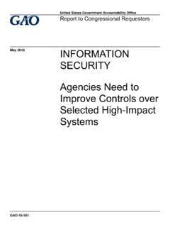 GAO-16-501, Information Security: Agencies Need to Improve ...