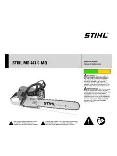 STIHL MS 441 C-MQ Owners Instruction Manual