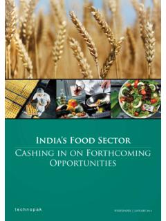 India’s Food Sector - technopak.com