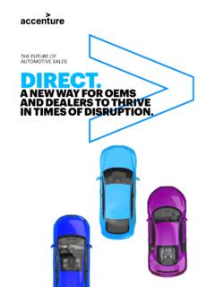 Accenture Study: The Future of Automotive Sales