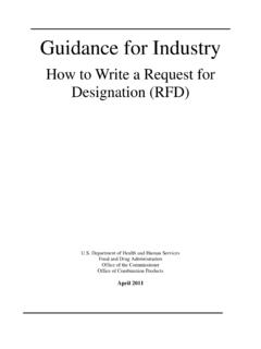 Guidance for Industry - U S Food and Drug Administration ...