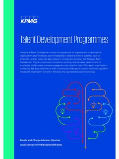 Talent Development Programmes