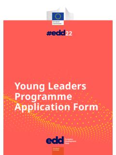 Young Leaders Programme Application Form