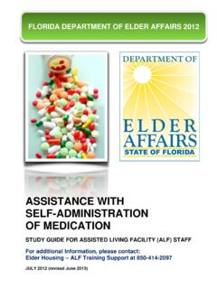 ASSISTANCE WITH SELF-ADMINISTRATION OF MEDICATION