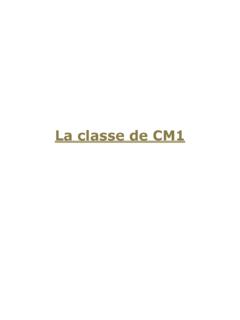 Programme classe de CM1 - anacours.com