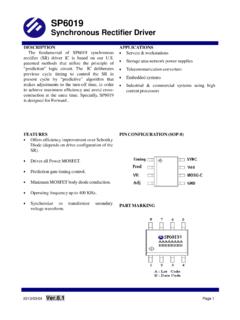 SP6019 Datasheet Ver6.1 modify max. voltage …