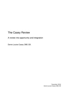 The Casey Review - GOV.UK