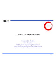 The CRISP-DM User Guide