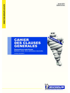 CAHIER DES CLAUSES GENERALES - purchasing.michelin.com