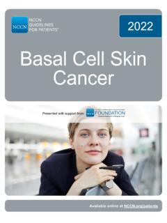 NCCN Guidelines for Patients Basal Cell Skin Cancer