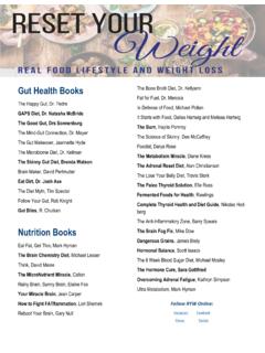 Gut Health Books - resetyourweightbasics.com