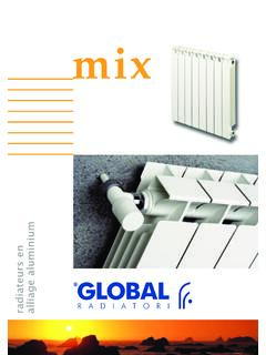 radiateurs en alliage aluminium - GLOBAL RADIATORI