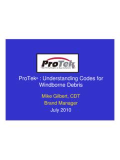 ProTek : Understanding Codes for Windborne Debris
