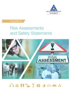 Risk Assessments and Safety Statements