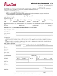 Individual application form 2020 - Bonitas