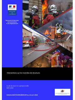 Interventions sur les incendies de structures