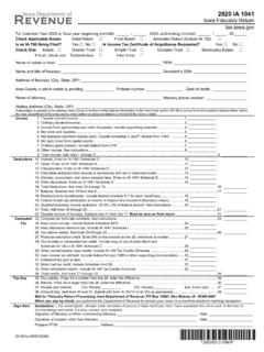 2020 IA 1041 Iowa Fiduciary Return tax.iowa