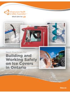 Building and Working Safely on Ice Covers in …