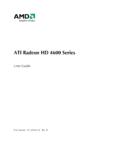 ATI Radeon HD 4600 Series - HISdigital