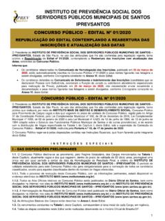 INSTITUTO DE PREVID&#202;NCIA SOCIAL DOS SERVIDORES …