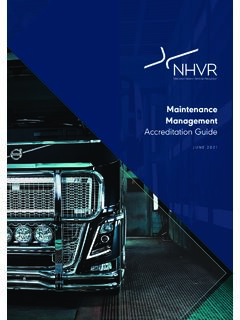 NHVAS Maintenance Management Accreditation Guide