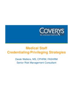 Medical Staff Credentialing/Privileging Strategies - NDHA