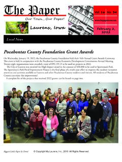 Pocahontas County Foundation Grant Awards