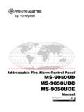 Addressable Fire Alarm Control Panel MS-9050UD …