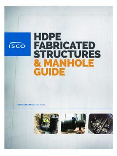 HDPE FABRICATED STRUCTURES &amp; MANHOLE GUIDE
