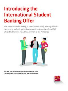 Introducing the International Student Banking Offer. - CIBC