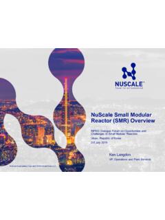 NuScale Small Modular Reactor (SMR) Overview - Nucleus