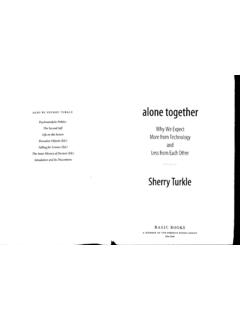 Alone Together - University of California, San Diego