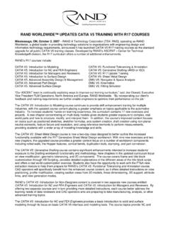 CATIA V5 R17 Courses FINAL - Rand Worldwide