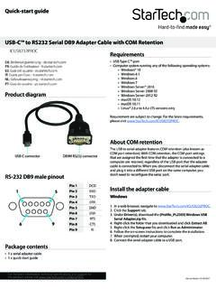 ICUSB232PROC USB-C RS232 DB9 COM manual