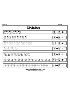 Name Division Date - Worksheetfun