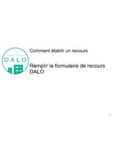 Remplir le formulaire de recours DALO - Association DALO