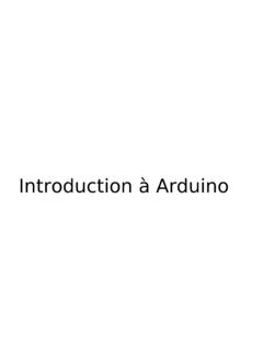 Introduction &#224; Arduino - Universit&#233; de Limoges