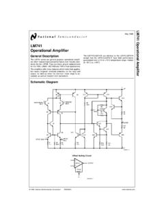 LM741 Operational Amplifier - Die Elektronikerseite