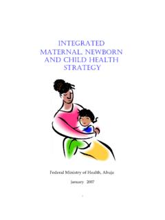 Integrated Newborn Maternal, and Child Health …
