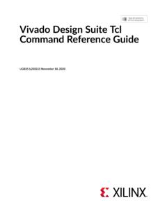Vivado Design Suite Tcl Command Reference Guide - Xilinx