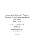 Maximizing Optometry Practice Revenue through …