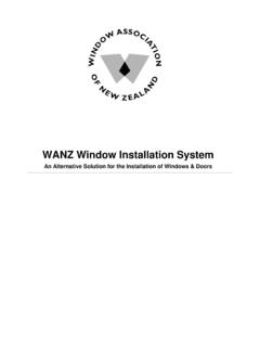 WANZ Window Installation System