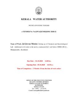 KERALA WATER AUTHORITY