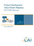Product Development Value Stream Mapping …