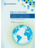 Right to Information - International Records Management Trust