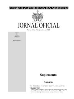 JORNAL OFICIAL - Madeira