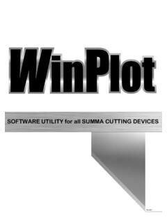 Quick start guide WinPlot - Summa